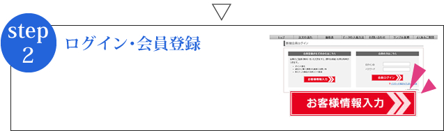 ステップ2 ログインまたは会員登録をお願いいたします【格安伝票専門店】