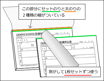 複写伝票は自由に作れます。illustratorデータだけでなく、Excelからオリジナルで作成いたします。