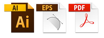 ai,eps,pdfの完全データ入稿なら４営業日でオリジナル伝票が出荷できます。